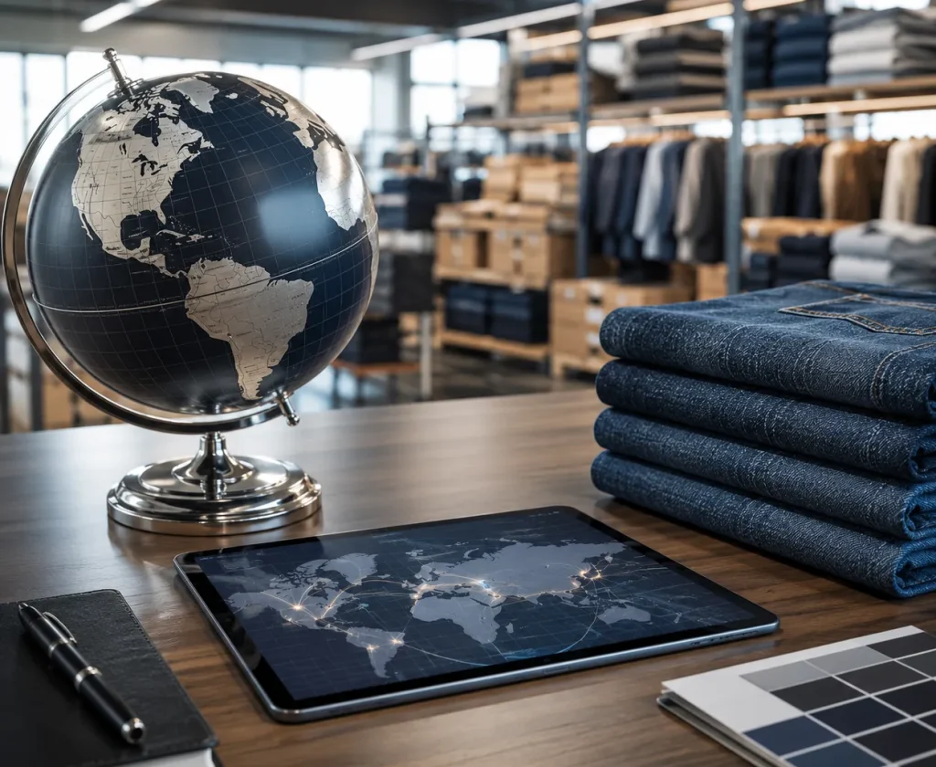 Global apparel sourcing and denim export planning